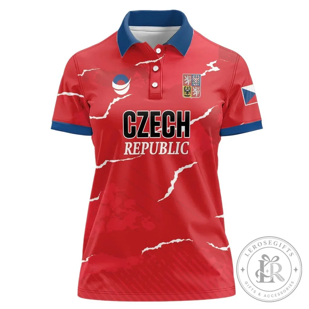Czech Republic National Team Women's Handball Polo Shirt