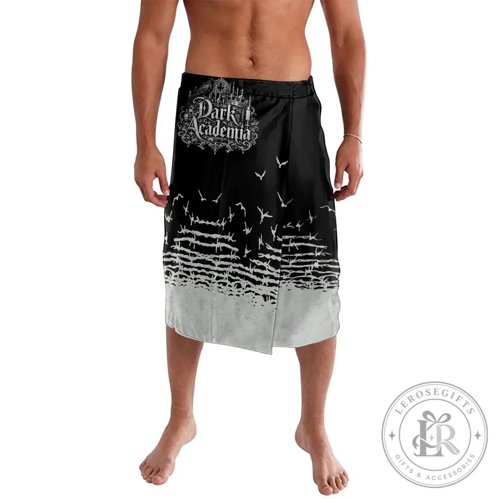 Dark Academia Raven Gothic Literature Vintage Bookish Aesthetic Sarong